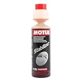 Motul Kraftstoff-Stabilisator Benzin, Konservierungs-Additiv, 2-Takt- und 4-Takt-Motoren, Schutz vor Oxidation und Ablagerungen, Optimale Leistung nach dem Überwintern, Stabilizer, 250 ml