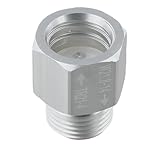 Gettimore 1 x TR21-4 auf W21.8-14 Soda-Zylinder-Konverter-Adapter, Aluminiumlegierung für SODA-Armatur, Brausystem-Gasleitungs-Kompatibilität