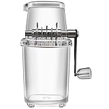 Tlily Ice Crusher Manuelle Ice Crusher Machine1.25L EismüHle Ice-Cube Drinks Chopper,Haushaltsbedarf,Sommerbedarf