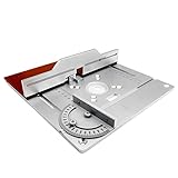 JNJOOD Router-Brett Einlegekarte Elektrisches Fräsen von Holz Abschrägung Maschinenteile Vibrationskarte Routertisch Einlegekarte für Werkbank