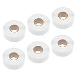 Holibanna 6 Rollen Rund Selbstklebende Etiketten Kleine Punktaufkleber für Büro Laden Zuhause Klassenzimmer pro Starke Haftung Farbig und Weiß