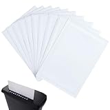 IKOPFLN 10 Stück Ölpapier für Aktenvernichter passend – Schmiermittelblätter für Aktenvernichter verfügbar – Ölblätter für Aktenvernichter