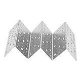 Taco -Halter aus rostfreiem Stahl mit runden Löchern Geschirrspülerofen und grill sicherer dreieckiger Form, um Tacos aufrecht und verschüttetem Proof für Taco Night und Partys (L 14,4 x 6,5 x 1,6