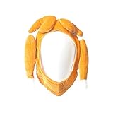 Weihnachts Thanksgiving Cartoon Drumstick Mütze Lustiger Karneval Party Hut für Erwachsene (B, One Size)