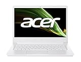 Acer Aspire 1 (A114-61-S2RF) Laptop | 14 FHD Display | Qualcomm Snapdragon 7c Compute Platform | 4 GB RAM | 64 GB eMMC | Qualcomm AdrenoTM 618 GPU | Windows 11 | QWERTZ Tastatur | weiß