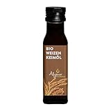 ALLGÄUER ÖLMÜHLE – Bio Weizenkeimöl | Hochwertiges Weizenkeimöl aus europäischen Bio-Weizenkeimen. Ideal zur Verfeinerung von kalten Speisen wie Salat, Dressings & Dips | 100ml