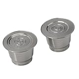 babominimer Wiederverwendbare Edelstahl-Kaffeekapselhülle für nachfüllbare Metall-Kaffeekapseln, kompatibel mit Maschinen, 304-Filter, 1 (normaler Typ)