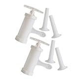 MUCKLILY Manuelle Wurstfüllmaschine Ergonomisch Großes Fassungsvermögen Leicht zu Bedienen für Zuhause Profi wurstherstellung Geeignet für Schweine Hühner Lammwürste Langlebiges