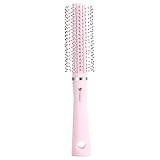 Didiseaon Rollenhaarbürste Haarbürsten zum Föhnen Kamm Rundhaarbürste zum Föhnen Rundbürste für lockenbürste curl brush tragbare Haarbürste Haarföhnbürste Styling-Haarbürste Rosa