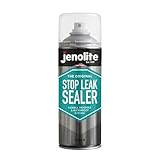 JENOLITE Stop Leak Dichtungsspray | KLAR | Wasserdichter Dichtstoff | Stopft, Versiegelt & Behebt Lecks | Dachrinnen, Flachdächer, Abflussrohre, Fenster | 400ml