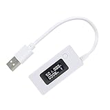 Haoyull LCD USB - Stromprüfer USB Volatage Ampere Leistungsmesser Multimeter Batterie Voltmeter Amperemeter tragbar