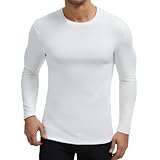 SLIMBELLE Herren Pullover Rundhals Langarm Leichter Strickpullover Langarmshirt Slim Fit Casual Leichter Regular