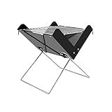 YARNOW Klappbarer Grill für Camping Hochtemperaturbeständiger Bbq Grill für Outdoor Aktivitäten Tragbar für Familienausflüge