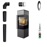 Ofen KRATKI REN S/P 7kW Ø150 Montageset mit Türschließung