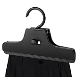 Zwpontia Rock-Clip-Kleiderbügel, rutschfeste Silikonschicht, spurlose Röcke, Kleiderbügel mit Clip, multifunktionales Garderobenwerkzeug, platzsparender Kleiderclip für Jk Rock Hosen