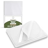 Terra Beds Matratzenschoner 90 x 200 cm, 100% wasserdichte Matratzenauflage, atmungsaktives und superweiches Baumwollmaterial, geräuschlos, Oeko-TEX-Zertifiziert, Fleckenschutz und waschbar