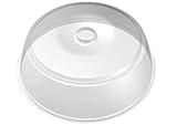 BranQ - Home essential Mikrowellenabdeckhaube, BPA-frei Kunststoff, Transparent, Ø 27x9 cm