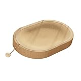 perfk Katzenkratzbett, ovale Katzenkratzschale, Möbelschutz, Katzenkratzkissen, Loungebett für Katzen im Freien, die ihre Krallen Schleifen