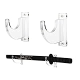 Sworrds Wandhalterung – Lichtschwertständer Wanddisplay – Acryl Waall Mount Halter für Swoord & Toy Guns | Klare transparente Wände Rack Display für Lichtschwert, Katana, Schaumstoffschwerter