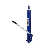 Manueller Wagenheber, Hydraulischer lanr -Wanheber mit Einer Kapazität von 3 Tonnen/4 Tonnen, mit Einzelkolbenpumpe und Gabelkopfsockel, manueller Hubarbeitsbühne mit Griff(8T Blue)