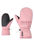Ziener Kinder LAILLANI Ski-Fäustling/Wintersport | wasserdicht, PFC frei, Rose Blossom, 6,5