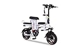 Motorrad Mini Folding Elektroauto, Adult Zweirad Mini Pedal Elektroauto, tragbare Faltbare Lithiumbatterie Reisebatterie Auto, Outdoor Motorrad Reiser