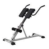 Hyperextension Bank für das Fitnessstudio zu Hause, robuste 150 kg Kapazität, zielt auf den unteren Rücken, die Flanken und das Bauchmuskeltraining ab