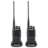 Retevis RB669 Freenet Funkgeräte, Lizenzfrei Walkie Talkie RT24V 2.0, 6 Freenet Kanäle und 16 PMR446, Deutsches Sprachsystem, Typ C und USB-Ladestation, Freenet Funkgerät Set (1 Paar, Schwarz)