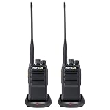 Retevis RB669 Freenet PMR446 Funkgeräte, Dualband Walkie Talkie, 16 PMR446 und 6 Freenet Kanäle, Freecomm, 1200 mAh Typ C, Funkgeräte mit Großer Reichweite für Camping, Reisen(1 Paar, Schwarz)