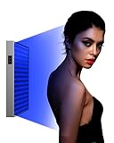 Jitesy Solarium Für Zuhause, 48W Tragbare Bräunungslicht Solarium, Gesichtsbräunung Tageslicht Faltbares Seinstellbares Ständer Und Aufhängbare Haken mit 225 LEDs für Gesicht und Körper