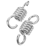 CLISPEED 2 Stück Hochleistungs Zugfedern für Hängematten und Verandaschaukeln Robuste Schwingfedern aus Stahl Belastbar Vielseitig für Hängesessel und Boxsackaufhängung