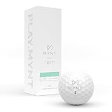 MYNT Talent Soft | Premium Golfbälle | Surlyn Beschichtung | 350 Dimple Design | Für Profis & Anfänger | Golfball in Weiß (3 Golfbälle)