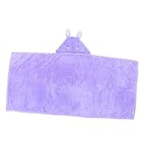 GARIOUANS Kapuzenbademantel Cartoon Tiermotiv Weiches Saugfähiges Badetuch Hautfreundlich Atmungsaktiv Kuschelig Warm für Jungen und Mädchen Schnelltrocknend Modisch und Bequem