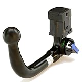 RIDIGO Anhängerkupplung abnehmbar für Volkswagen Tiguan 2 II FL 2WD/4WD 2020-2024 mit universalem E-Satz 13-polig