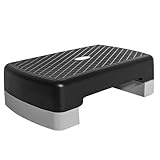 Eoixuqba Aerobic Stepper Klein, 45x28x13cm Fitness Stepper Für Zuhause, Steppbrett Fitness, Höhenverstellbar, Rutschfeste Oberfläche, Fitnessgeräte Für Krafttraining Und Aerobic