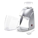 Princess elektrischer Ice Crusher/Eiscrusher - zerkleinert 300g Eis pro Minute (600ml Behälter)/ mit Ein-/ Ausschalter, 282984, Silber, 1er Pack, 01.282984.01.001