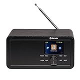 Denver DIR‑200 Internetradio smart kompakt DAB+ FM mit Farbdisplay, Bluetooth & Dual‑Alarm - Netz- und Batteriebetrieb