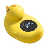 Badezimmer-Temperaturanzeige – schwimmende Temperatur Montmeter, Digitales Badethermometer | Elektronisches schwimmendes Wasserthermometer mit LED-Anzeige, für Baby-Badezimmer