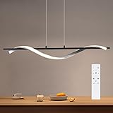 ZMH LED Pendelleuchte Esstisch Hängelampe Wohnzimmer - Hängeleuchte 22W Modern Design Pendellampe Dimmbar mit Fernbedienung Esstischlampe 150CM Höhenverstellbar für Esszimmer Schlafzimmer Küche