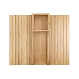 iaoskqwu Robustes Couchtablett, praktisch und einfach zu montieren, Sofatablett aus Bambus, Tisch für Couch, verstellbar, multifunktional, vielseitig