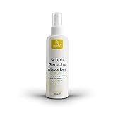 eco:fy Schuh-Geruchsabsorber Geruchsentferner gegen unangenehme Gerüche in Schuhen Lederschuhen Schuhdeo Spray 125ml