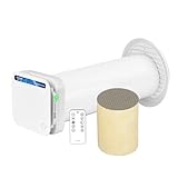 Turbionaire Trend HRV CMV Dezentrale Belüftung mit Keramik-Wärmerückgewinnung, Feuchtigkeitssensor,Fernbedienung,Timer, Schlafmodus, 8 Geschwindigkeiten,bürstenloser Motor, 100 mm