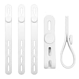 Silikon-Kuchen: Wiederverwendbarer Kabel-Organizer, verstellbarer Kabelhalter, Silikon-Loch-Drahtkabel, Kabelmanagementwicklung, langlebiger Befestigungsclip, Ca