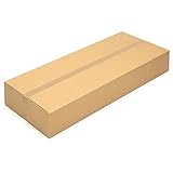 KK Verpackungen® Gitarrenkarton, 2-wellig | 1 Stück, 1180 x 475 x 165 mm, Versandkarton für Gitarre nach Fefco 0201 | Karton für den sicheren Versand von Gitarren