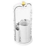 Drehbarer Make-up-Pinselhalter – 360° drehbarer Make-up-Organizer, staubdicht, vielseitig, wasserdicht, staubdicht, Zahnbürstenhalter