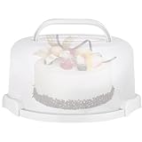 Kuchentransportbox - Kuchentransportbox Mehrzweckbox zur Aufbewahrung von Kuchen | Tragbare Kuchenabdeckung mit Deckel und Griff, sicher für tr