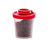 ETZRYSYB Gewürzgläser, Kunststoff, Reisegewürzglas, Pfefferstreuer, feuchtigkeitsbeständig, Mini-Salzstreuer, für Camping, Picknick, Outdoor, Küche, Lunchboxen