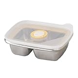 Adult Lunch Box - 5.51x4.13x2.56 Inches Reusable Lunch Container, Lightweight Food Containerr, Stainless Steel Food Storage Container For Work Outdoor Party School Picnic Camping Hiking And Climbing