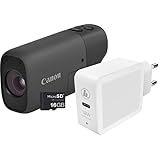 Canon PowerShot ZOOM Essential Kit BLK - Digitales Fernglas mit Foto- & Videofunktion, bis 800mm Brennweite, ruhiges Bild durch optischen Bildstabilisator, Akku, Full-HD, WLAN, Bluetooth, 145g leicht