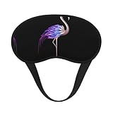 Schlafmaske mit abstraktem Flamingo-Motiv, lichtblockierende Schlafmaske, Nachtschlafmaske, Augenblinder